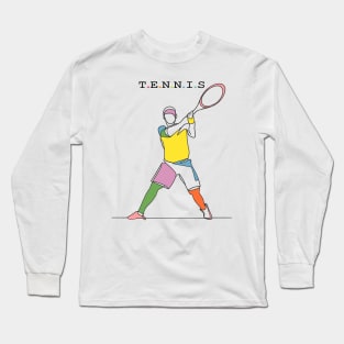 Tennis Sport Long Sleeve T-Shirt